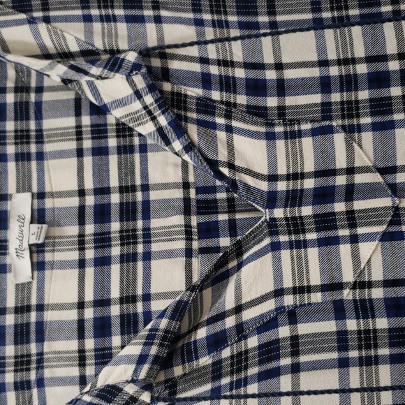 Madewell Long Sleeve Dress/Tunic Soft and Comfortable Plaid - Picture 5 of 10